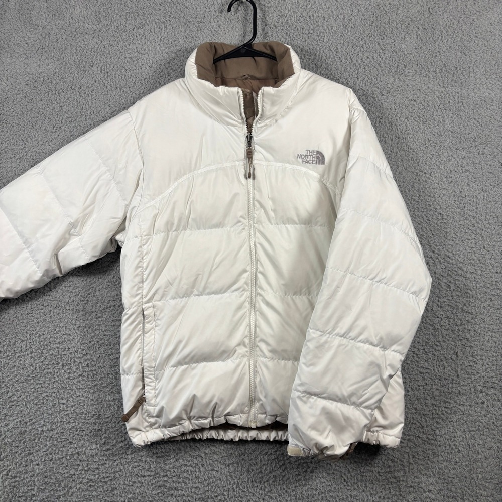 The‎ North Face 700 Down Puffer Jacket Womens Large White - Picture 2 of 14